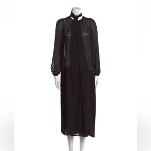 Zimmermann Maxi Dress - Black sheer - Sz XS Zimmerman Lingerie - Zimmerman Gown